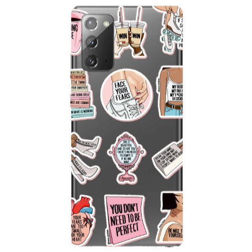 Samsung Note 20 Everything will be okay Transparent Silicone TPU Θήκη