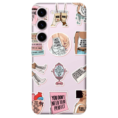 Samsung S23 Plus Everything will be okay Transparent Silicone TPU Θήκη