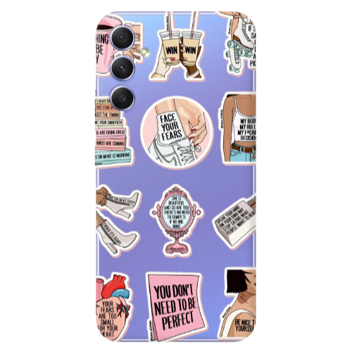 Samsung A34 Everything will be okay Transparent Silicone TPU Θήκη