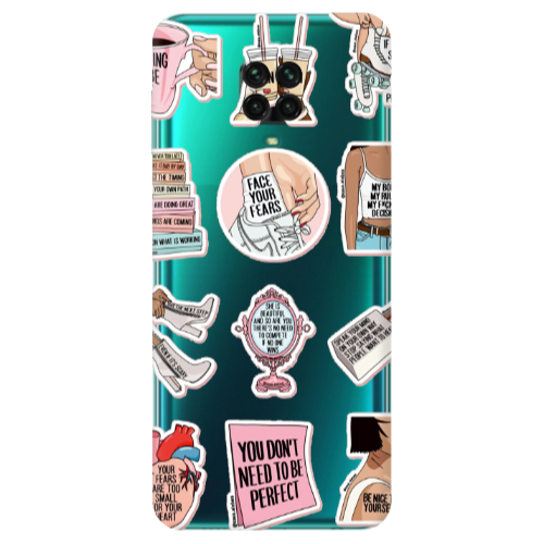 Xiaomi Redmi Note 9S Everything will be okay Transparent Silicone TPU Θήκη