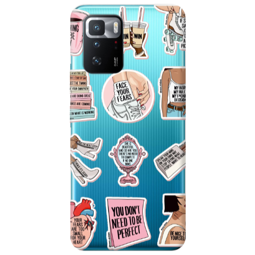 Xiaomi Poco X3 GT Everything will be okay Transparent Silicone TPU Θήκη