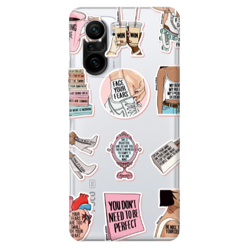 Xiaomi Poco F3 Everything will be okay Transparent Silicone TPU Θήκη