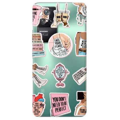 Xiaomi Poco F4 Everything will be okay Transparent Silicone TPU Θήκη