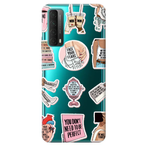 Huawei P Smart 2021 Everything will be okay Transparent Silicone TPU Θήκη