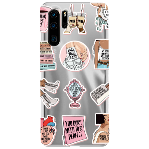 Huawei P30 Pro Everything will be okay Transparent Silicone TPU Θήκη