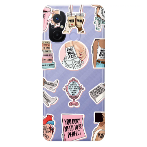Xiaomi Redmi 12C Everything will be okay Transparent Silicone TPU Θήκη