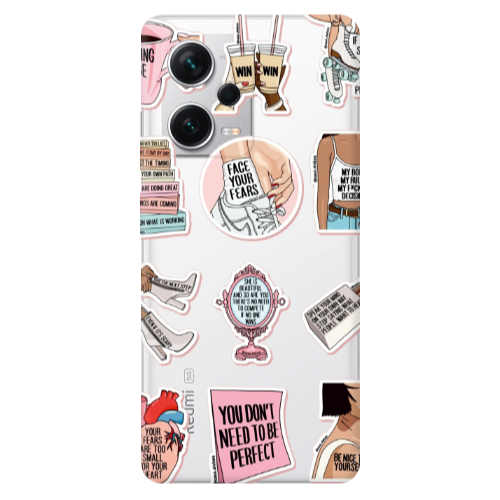 Xiaomi Redmi Note 12 5G Everything will be okay Transparent Silicone TPU Θήκη