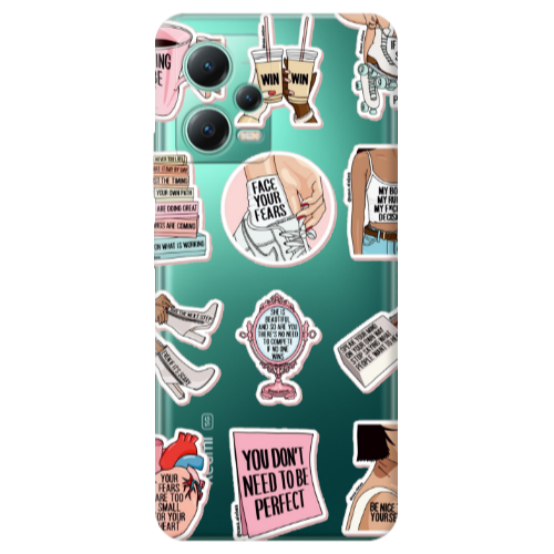 Xiaomi Redmi Note 12 Pro Plus 5G Everything will be okay Transparent Silicone TPU Θήκη