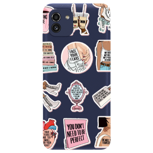 Samsung A03 Everything will be okay Transparent Silicone TPU Θήκη