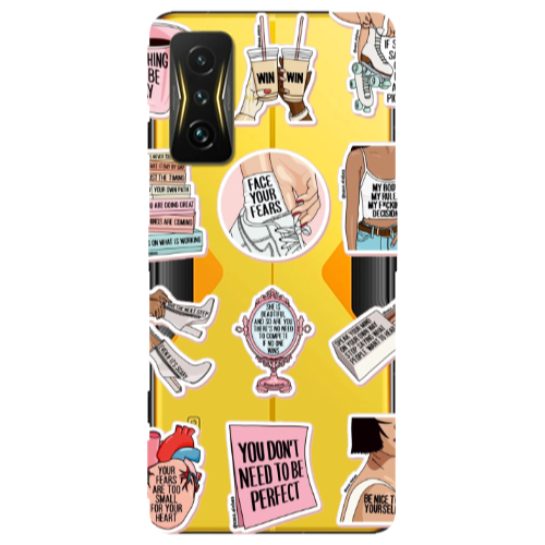 Xiaomi Poco F4 Gt Everything will be okay Transparent Silicone TPU Θήκη