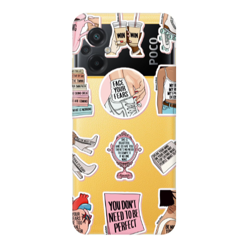 Xiaomi Poco M5 Everything will be okay Transparent Silicone TPU Θήκη