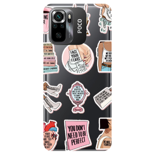 Xiaomi Poco M5 s Everything will be okay Transparent Silicone TPU Θήκη