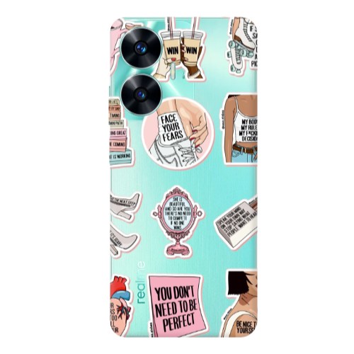 Realme C55 Everything will be okay Transparent Silicone TPU Θήκη
