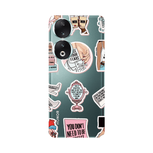 Honor 90 5G Everything will be okay Transparent Silicone TPU Θήκη