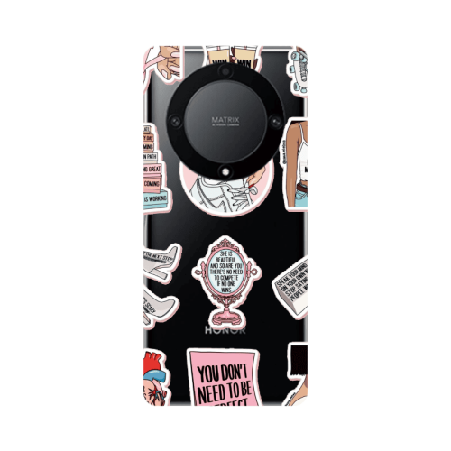 Honor Magic5 Lite 5G Everything will be okay Transparent Silicone TPU Θήκη