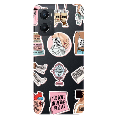 Oppo A 96 Everything will be okay Transparent Silicone TPU Θήκη