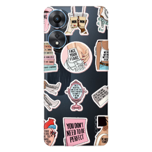 Oppo A 98 Everything will be okay Transparent Silicone TPU Θήκη
