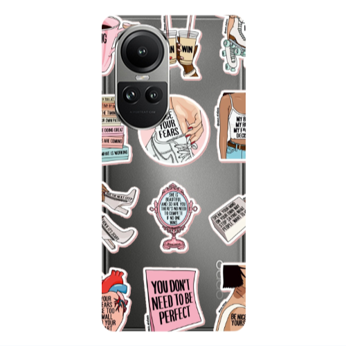 Oppo Reno10 5G Everything will be okay Transparent Silicone TPU Θήκη