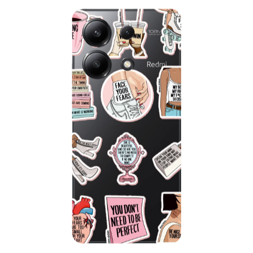 Xiaomi Redmi Note 13 4G Everything will be okay Transparent Silicone TPU Θήκη