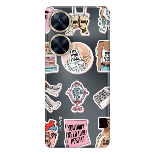Huawei Nova 11i Everything will be okay Transparent Silicone TPU Θήκη