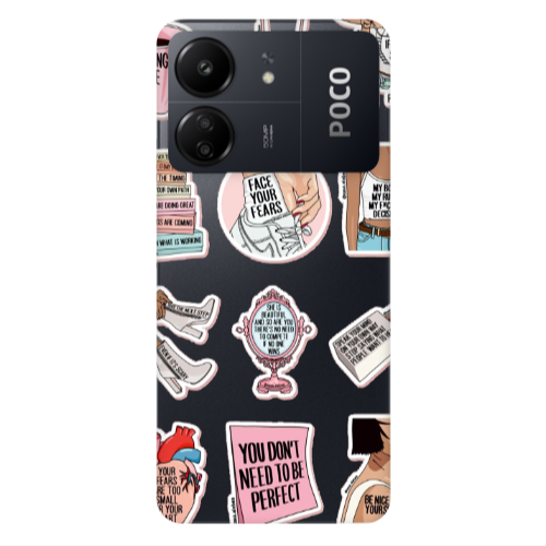 Xiaomi Poco C65 Everything will be okay Transparent Silicone TPU Θήκη