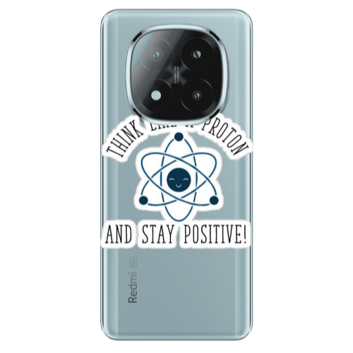 Xiaomi Redmi Note 14 Pro + 5g Positive Transparent Silicone TPU Θήκη