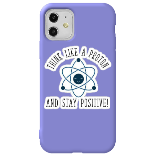 Apple iPhone 11  Positive Purple Colored Silicone TPU Θήκη