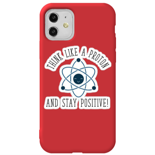 Apple iPhone 11  Positive Red Colored Silicone TPU Θήκη