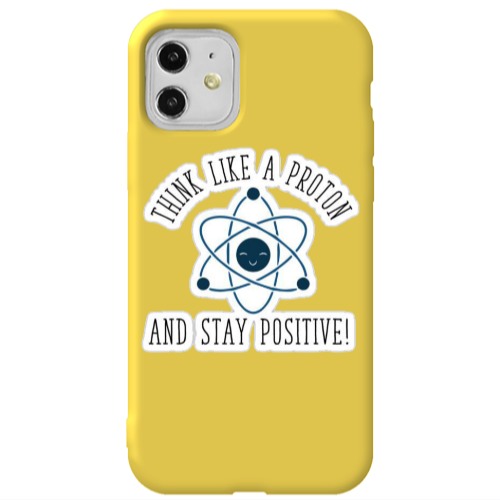 Apple iPhone 11  Positive Yellow Colored Silicone TPU Θήκη