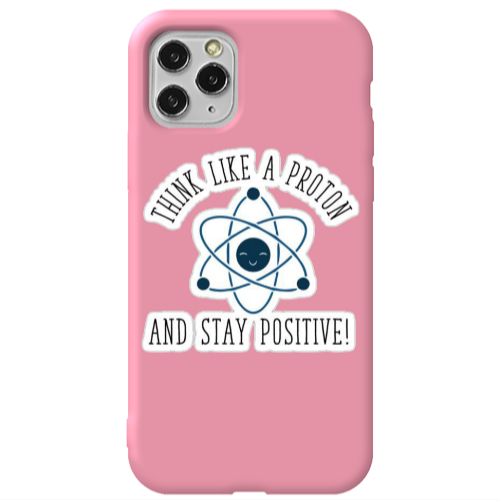 Apple iPhone 11 Pro Positive Pink Colored Silicone TPU Θήκη
