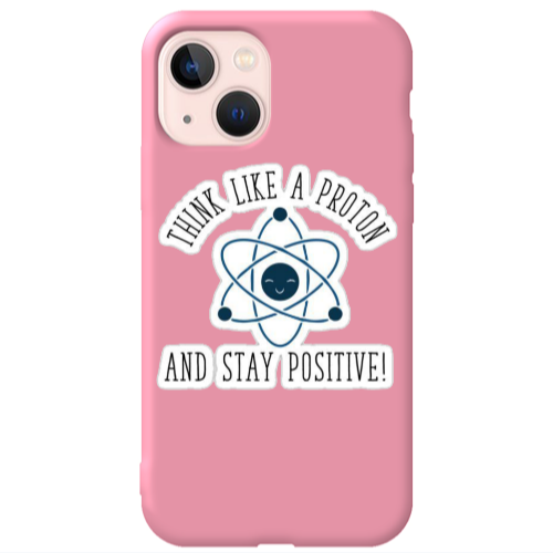 Apple iPhone 13 Positive Pink Colored Silicone TPU Θήκη