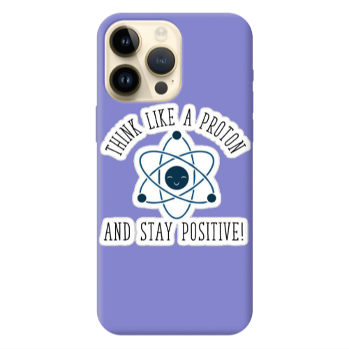 Apple iPhone 13 Pro Max Positive Purple Colored Silicone TPU Θήκη