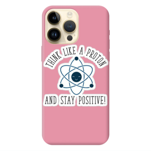 Apple iPhone 13 Pro Max Positive Pink Colored Silicone TPU Θήκη