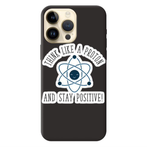 Apple iPhone 13 Pro Max Positive Black Colored Silicone TPU Θήκη