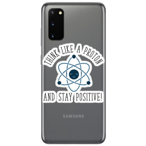 Samsung S20 Positive Transparent Silicone TPU Θήκη