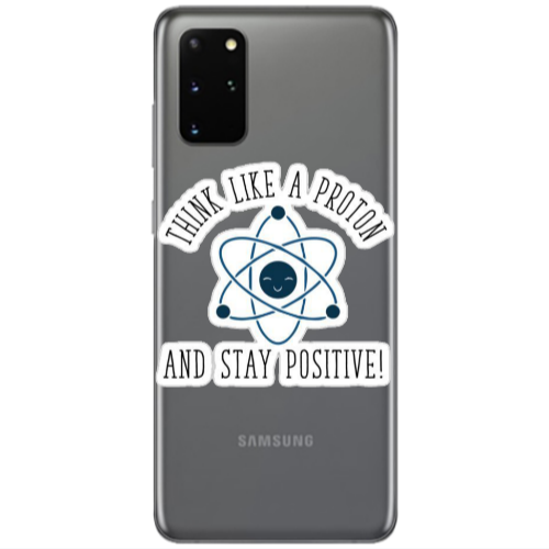 Samsung S20 Plus Positive Transparent Silicone TPU Θήκη