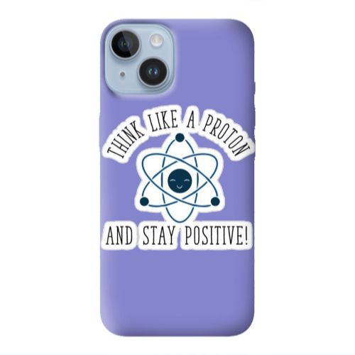 Apple iPhone 14  Positive Purple Colored Silicone TPU Θήκη