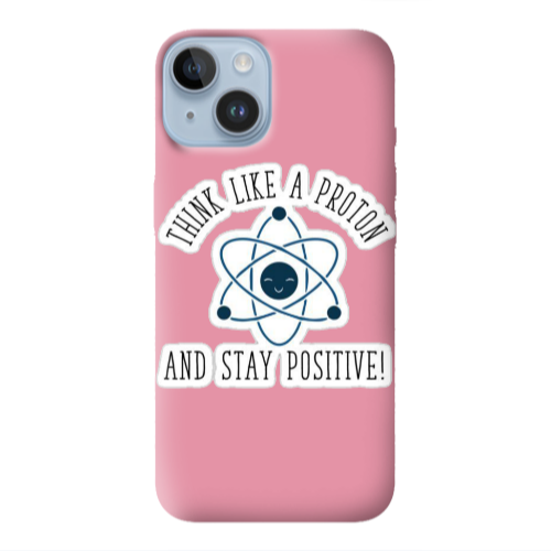 Apple iPhone 14 Plus Positive Pink Colored Silicone TPU Θήκη