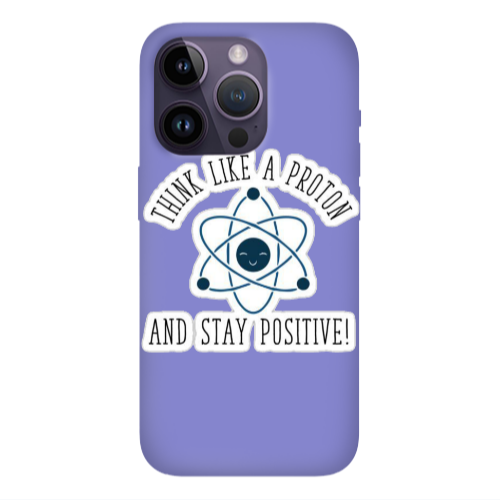 Apple iPhone 14 Pro  Positive Purple Colored Silicone TPU Θήκη