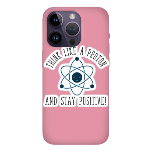 Apple iPhone 14 Pro Max Positive Pink Colored Silicone TPU Θήκη