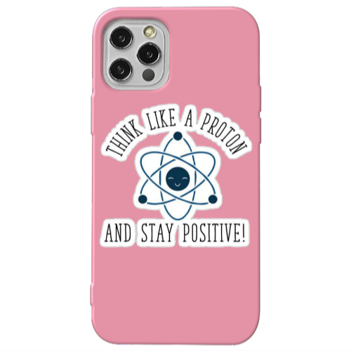 Apple iPhone 13 Pro Positive Pink Colored Silicone TPU Θήκη