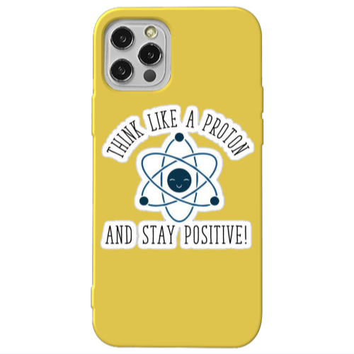 Apple iPhone 13 Pro Positive Yellow Colored Silicone TPU Θήκη
