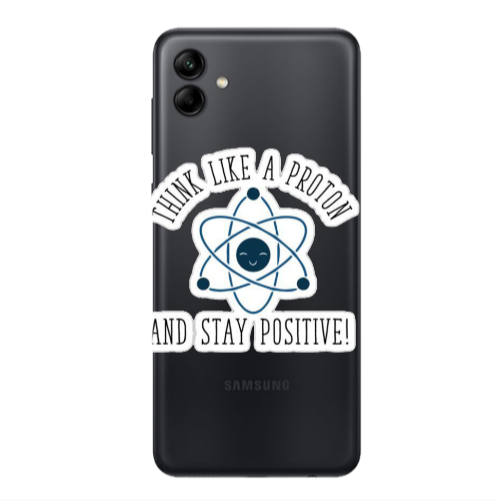 Samsung A04 Positive Transparent Silicone TPU Θήκη