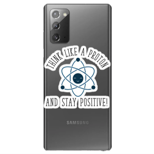 Samsung Note 20 Positive Transparent Silicone TPU Θήκη