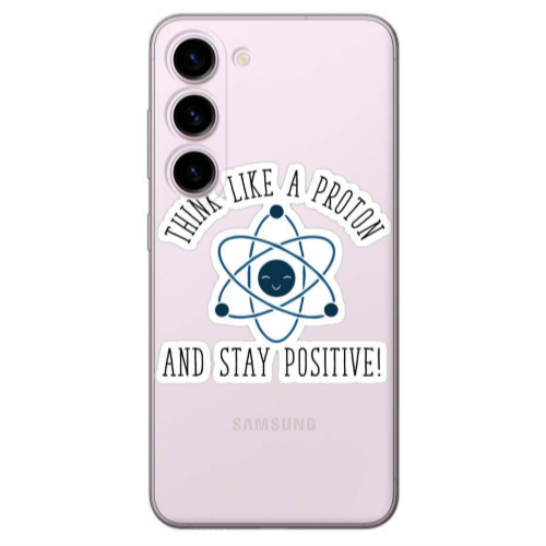Samsung S23 Plus Positive Transparent Silicone TPU Θήκη