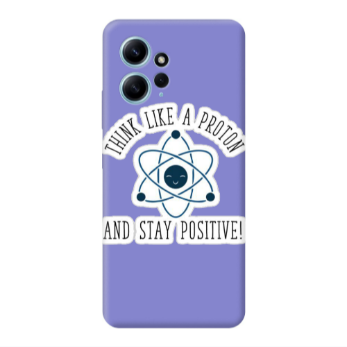 Xiaomi Redmi Note 12 4G Positive Purple Colored Silicone TPU Θήκη