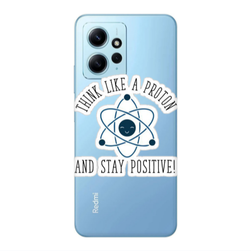 Xiaomi Redmi Note 12 4G Positive Transparent Silicone TPU Θήκη