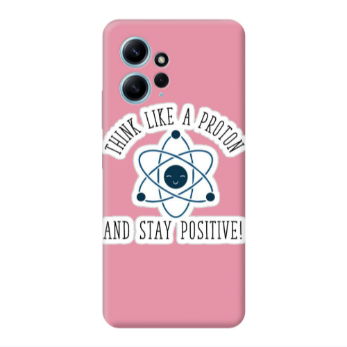 Xiaomi Redmi Note 12 4G Positive Pink Colored Silicone TPU Θήκη