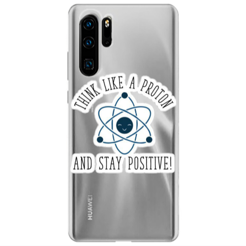 Huawei P30 Pro Positive Transparent Silicone TPU Θήκη