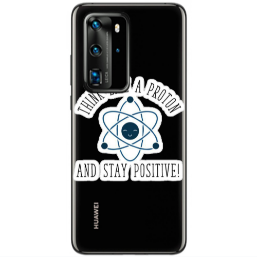 Huawei P40 Pro Positive Transparent Silicone TPU Θήκη